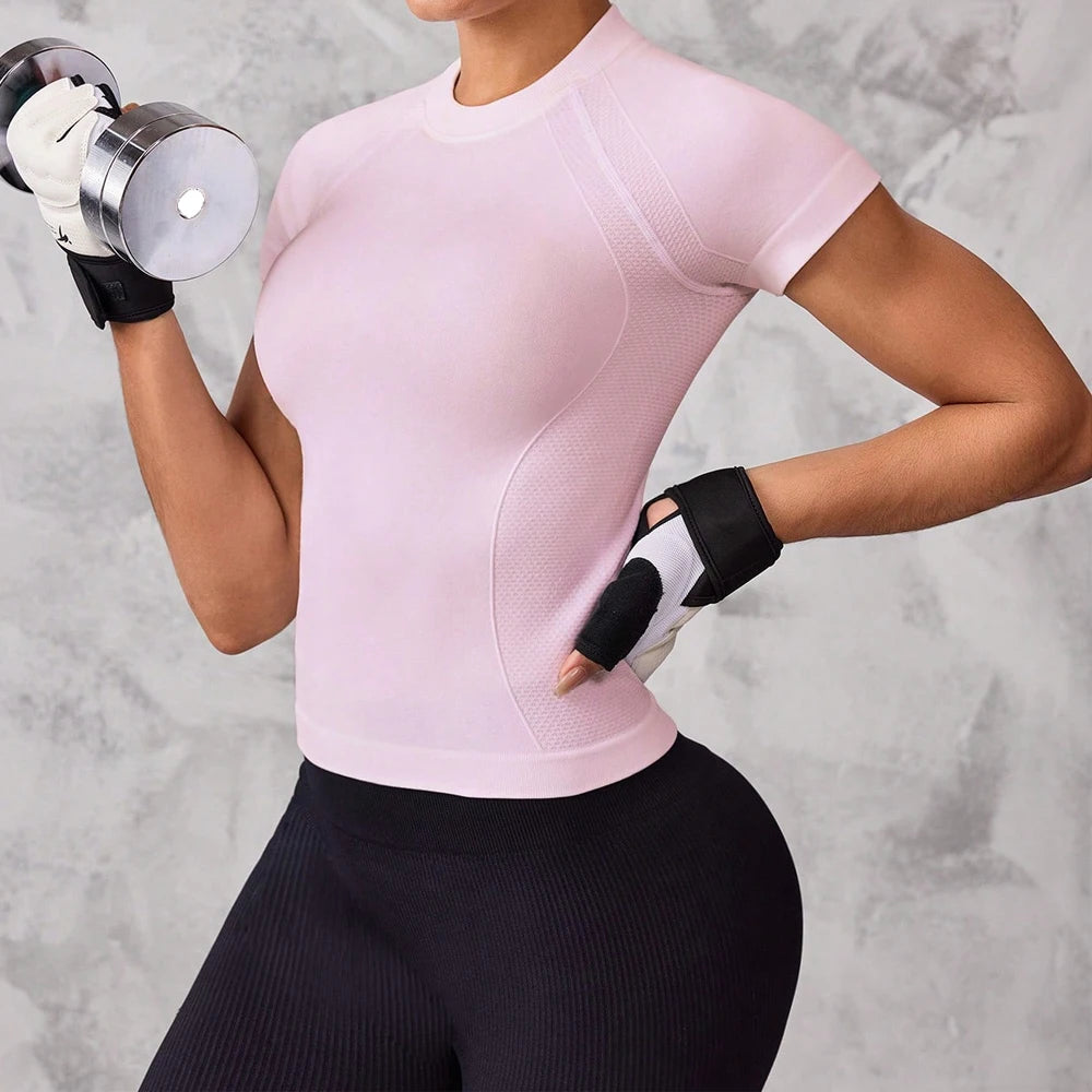 Women's Quick-Dry Short-Sleeve Sports Top