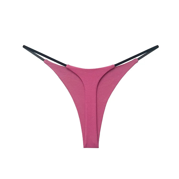 Women's Low-Waist Cotton Thong
