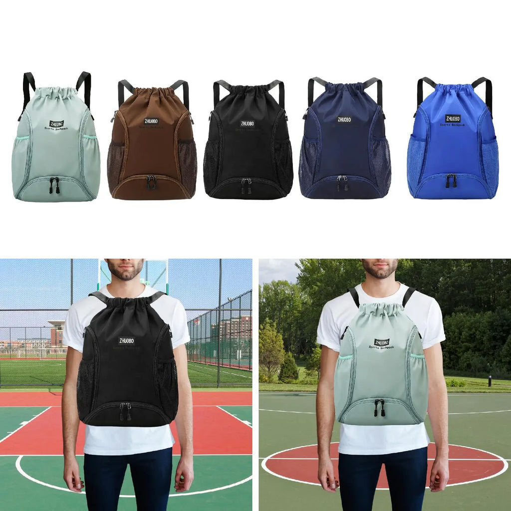 Adjustable Drawstring Basketball Backpack