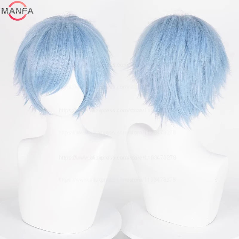 Short Synthetic Cosplay Wig – 30 cm