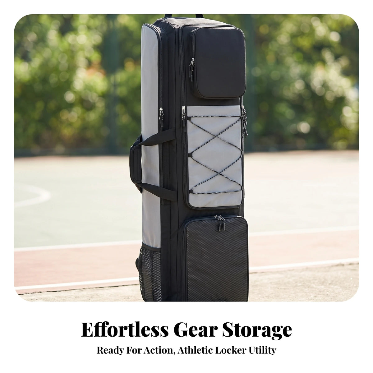 Sports Gear Backpack Heavy-Duty Field Hockey Backpack Hockey Gear Bag Adjustable Field Equipment Bag Padded for Athletes