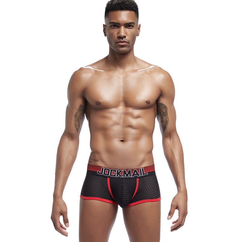 Men's Quick-Dry Mesh Boxer Briefs