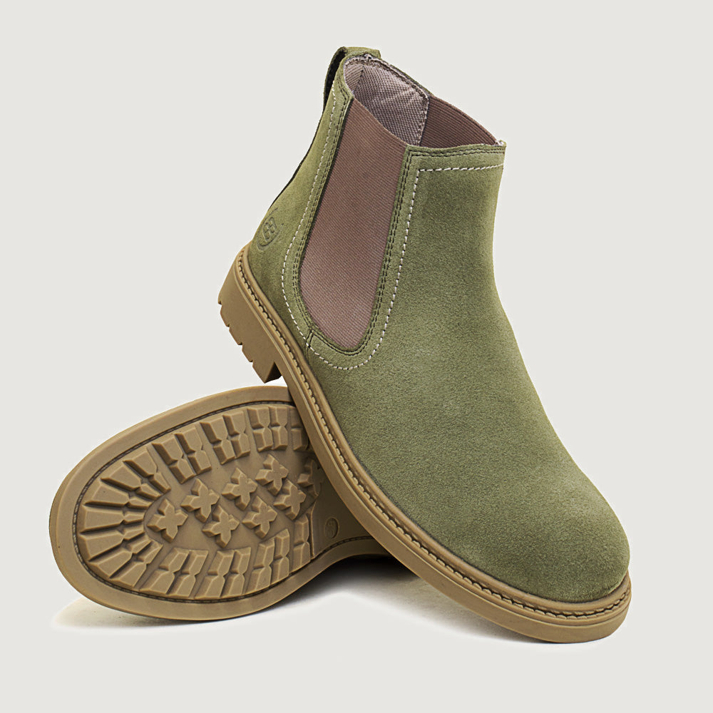 Toddy Short Boot - Sage Green
