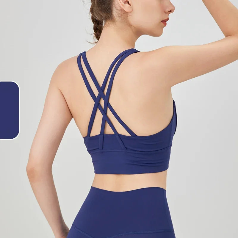 Women's Cross-Back Yoga Bra
