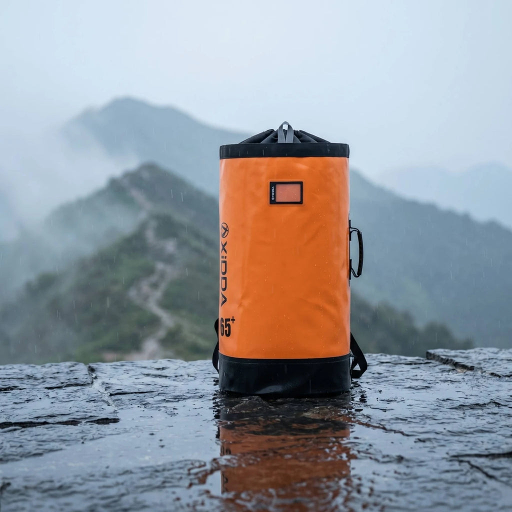 Rope Bag with Shoulder Straps Cylindrical Rope Storage Backpack Climbing Backpack Heavy-Duty Outdoor Gear Bag Long-Lasting