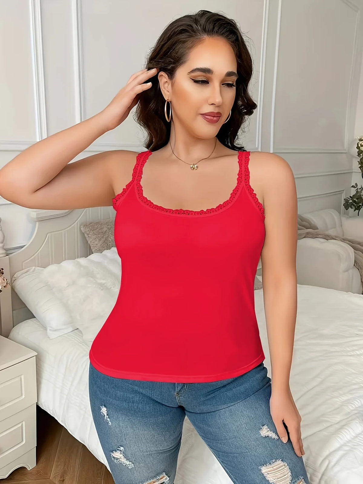 Women's Lace Camisoles – Set of 6