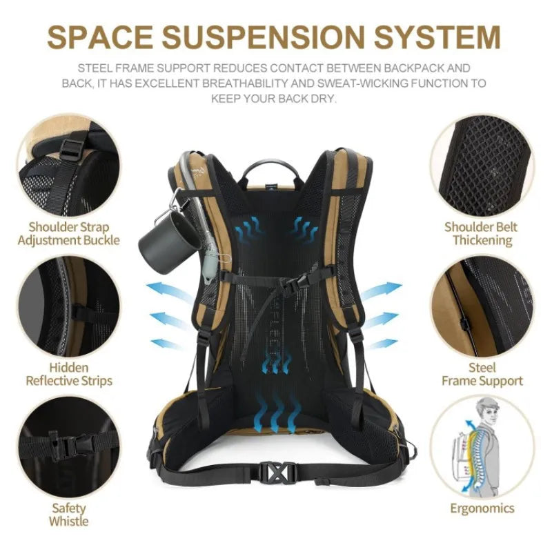 Waterproof Hiking & Camping Backpack