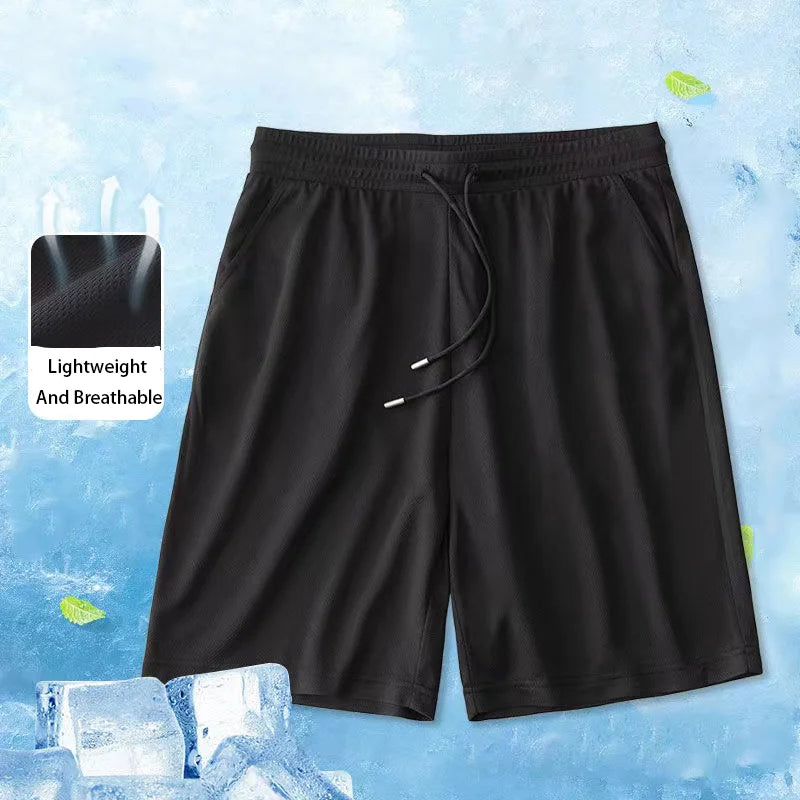 Men's Tank Top Sets 2026 Summer Quick drying jogging suit seaside Breathable  beach running sports oversize sports two-piece