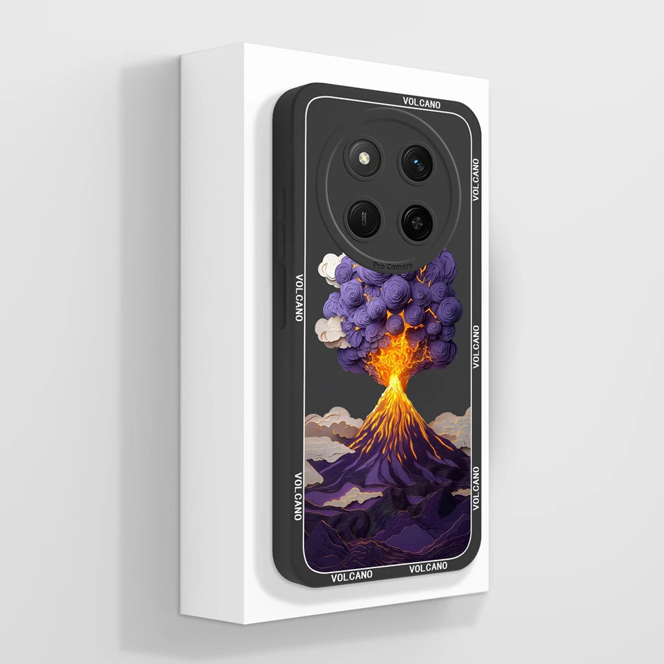 For Honor X9C Smart Phone Cover Creative Camera Protection Funda For Honor X 9C High Quality Soft Liquid Silicone Bumper Shell