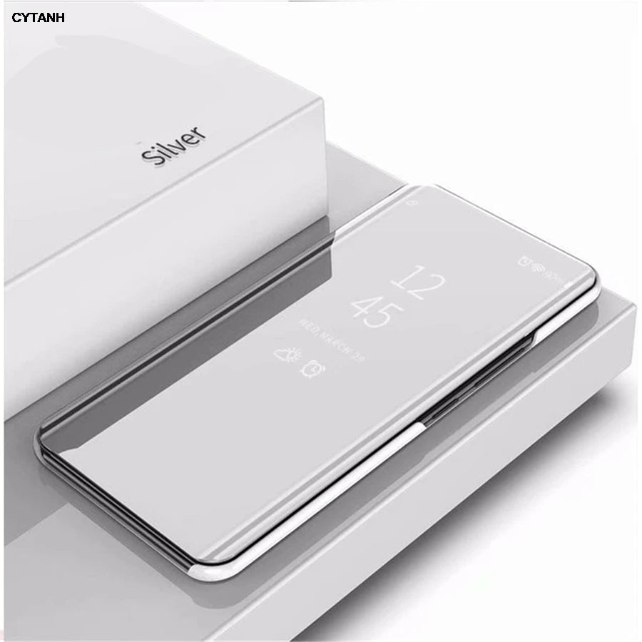 original Magnetic fundas Case For Samsung Galaxy A36 5G A 36 SM-A366F SM-A366M Luxury Mirror View Smart Flip Leather Phone Cover