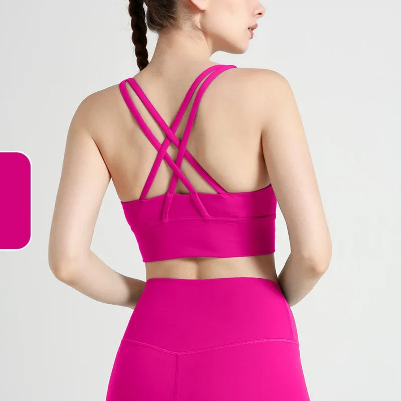 Women's Cross-Back Yoga Bra