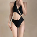 Women's Black One-Piece Swimsuit