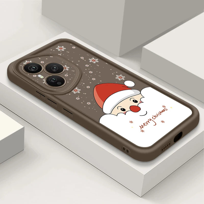 Cartoon Santa Claus TPU Phone Case For Honor 400 200 Pro Magic7 Lite X8c X9c Smart X6a X6b X6c Shockproof Soft Silicone Cover