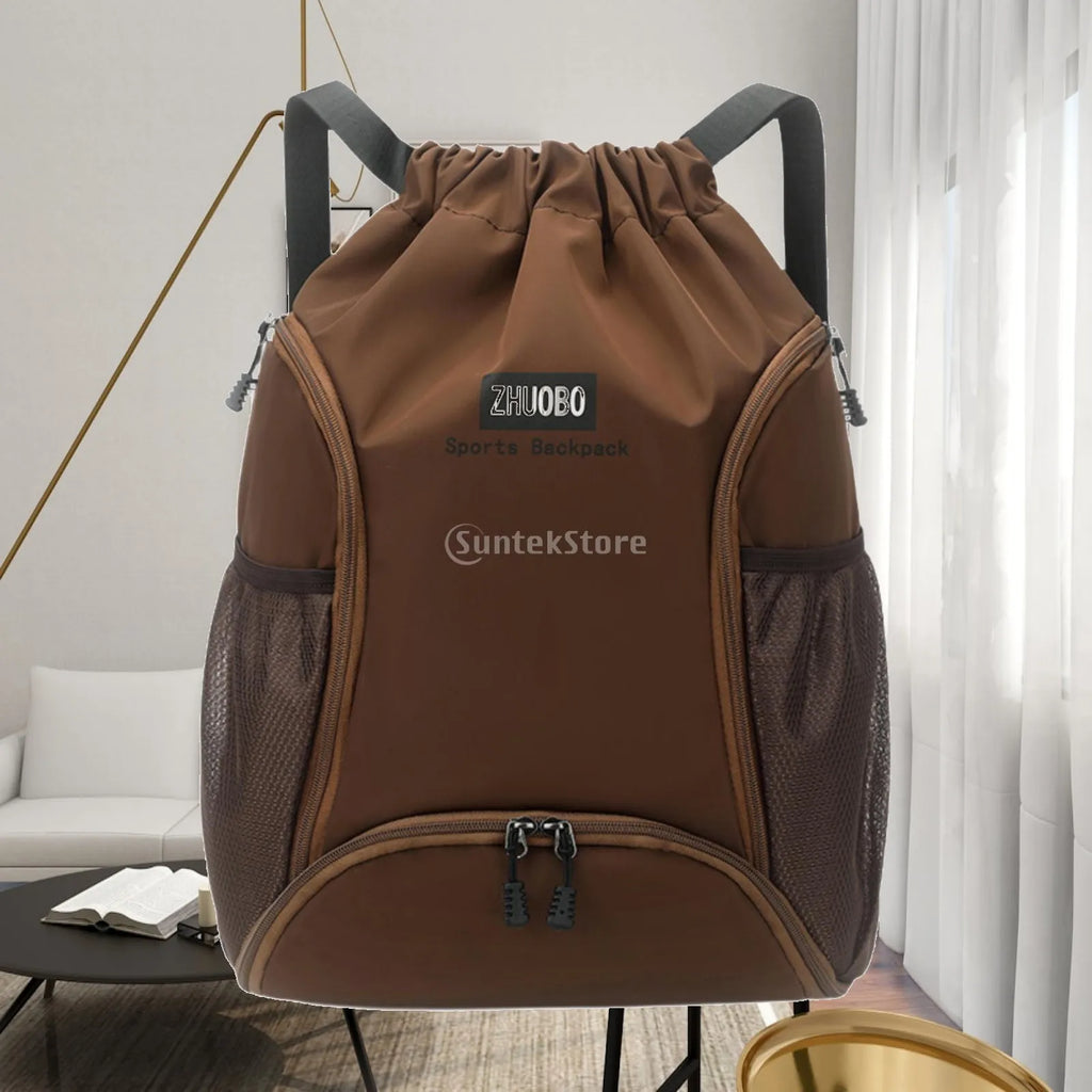 Drawstring Sports Ball Backpack
