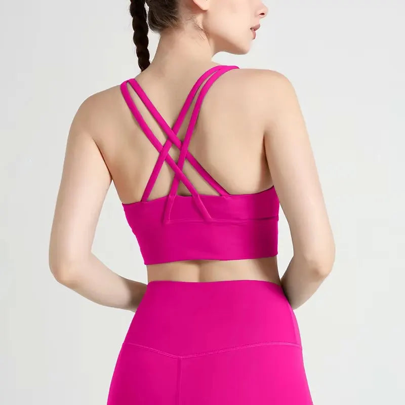 Women's Cross-Back Yoga Bra