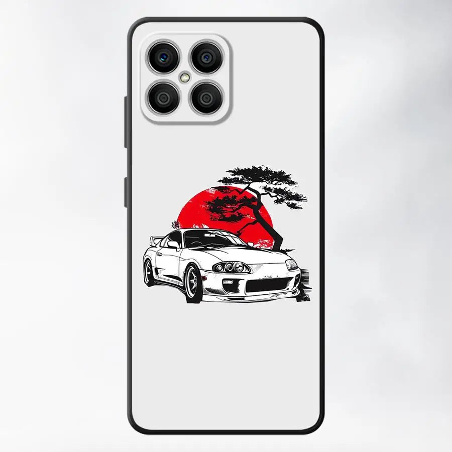 JDM Sport COOL Car Case for Huawei P Smart 2019 P30 P20 Pro P20 Lite 2018 P20 P40 Lite Funda Phone Cover