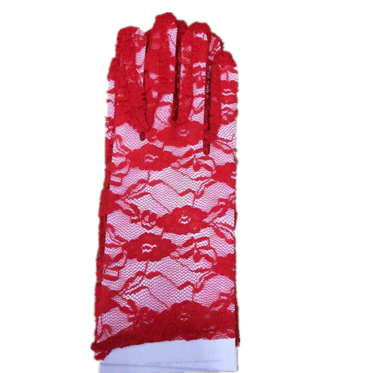 Harvey Halloween Fancy Dress Show Party Play Characters Blood Gloves Cross Skeleton Lace Gloves