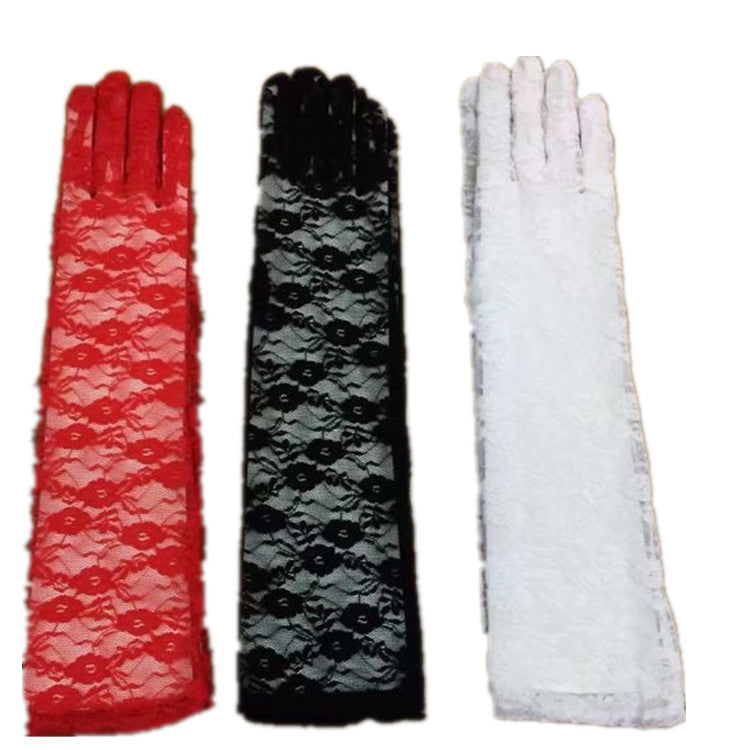 Harvey Halloween Fancy Dress Show Party Play Characters Blood Gloves Cross Skeleton Lace Gloves