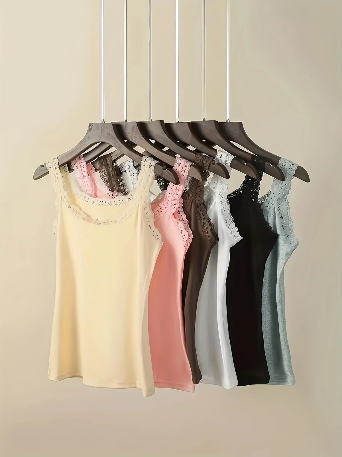 Women's Lace Camisoles – Set of 6