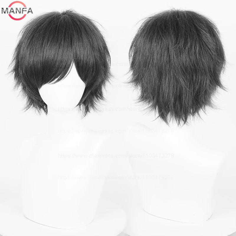 Short Synthetic Cosplay Wig – 30 cm