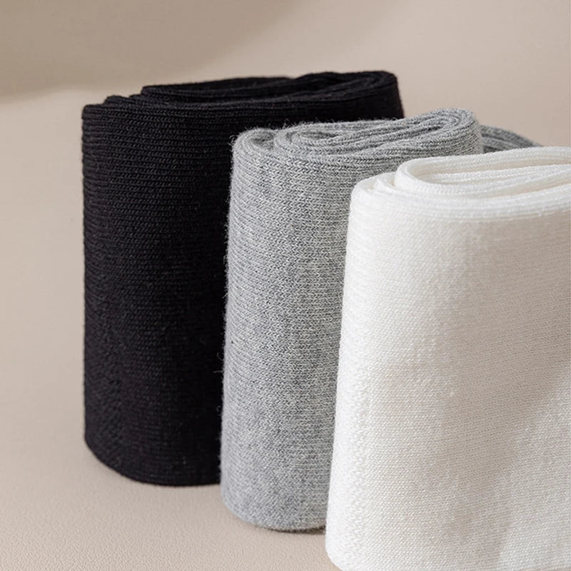 6-Pack Relaxed-Cuff Cotton Socks