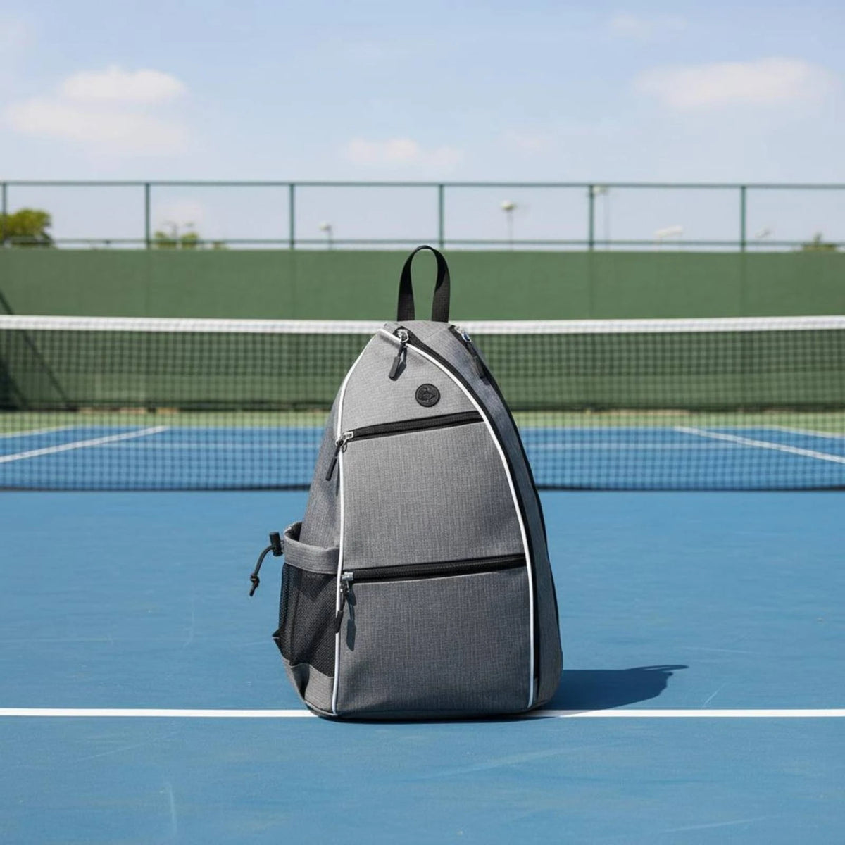 Pickleball Backpack Double-Strap Carry Tennis Backpack Sports Drawstring Bag Lightweight Athletic Gear Breathable Shoulder