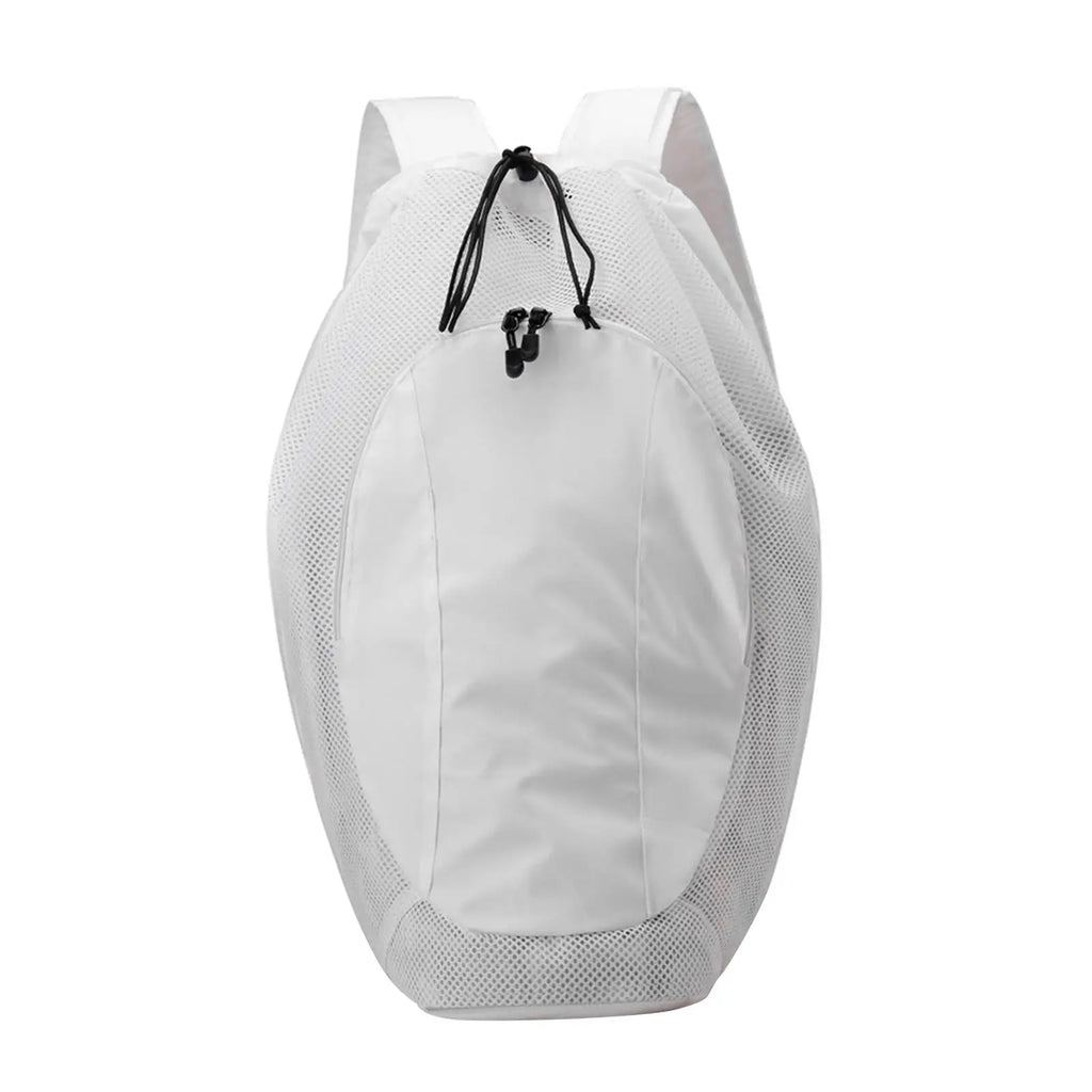Drawstring Gym Backpack with Mesh Compartment