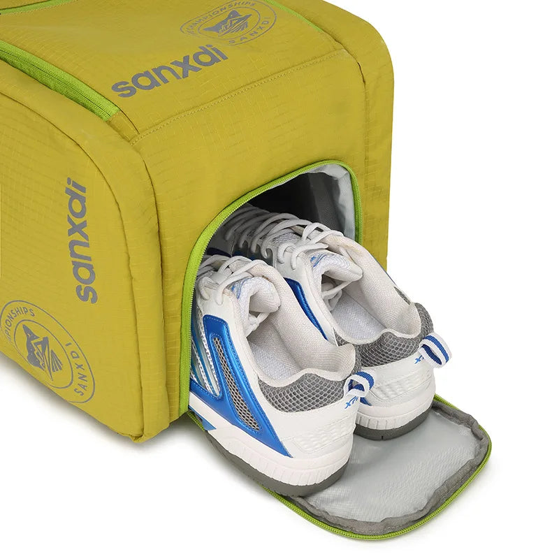 Peak Sports Bag Large Capacity Tennis Racket Bag Waterproof Badminton Shuttlecock Independent Compartment Travel Gear Backpack