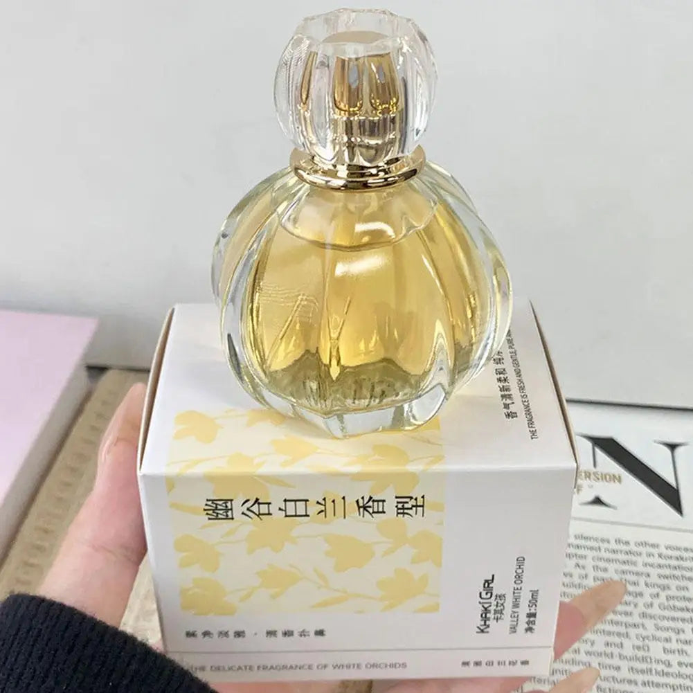 Fresh White Orchid Scent Long-lasting Clean Floral Fragrance Fine Mist Sprayer Long Lasting Eau De Fragrance 50ml