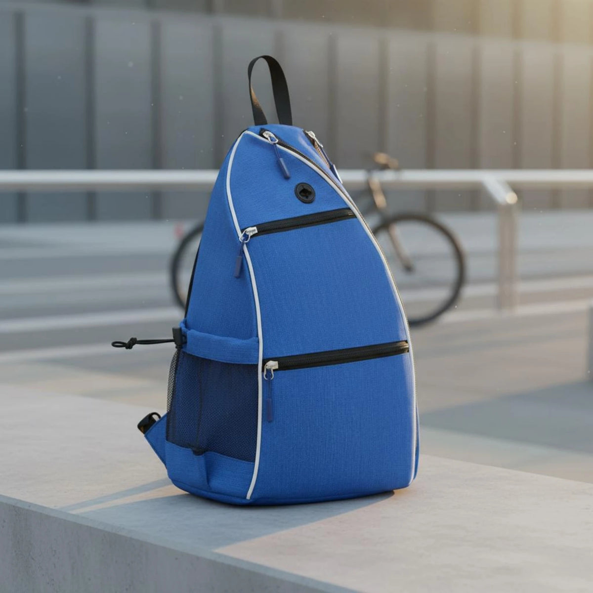 Pickleball Backpack Double-Strap Carry Tennis Backpack Sports Drawstring Bag Lightweight Athletic Gear Breathable Shoulder