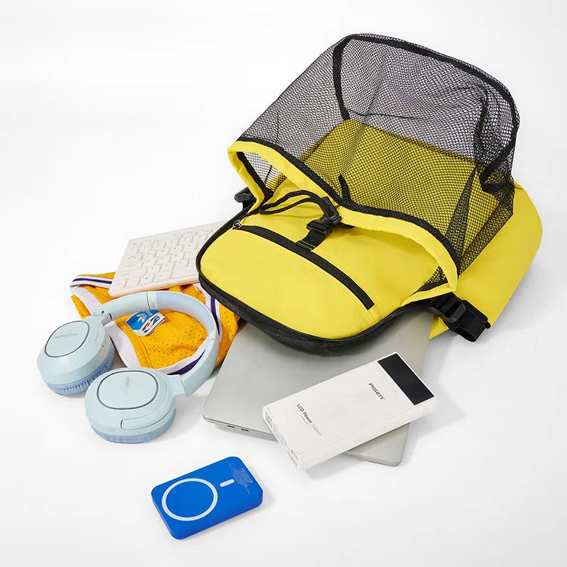 Large Mesh Sports Ball Backpack
