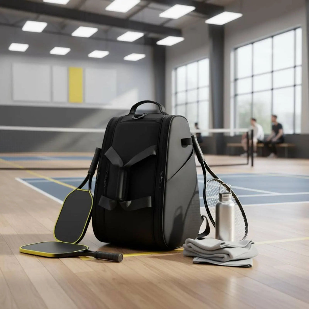 Pickleball Bag Large Capacity Pickleball Backpack Transformable Athletic Bag Multi-Functional Separate Shoe Compartment
