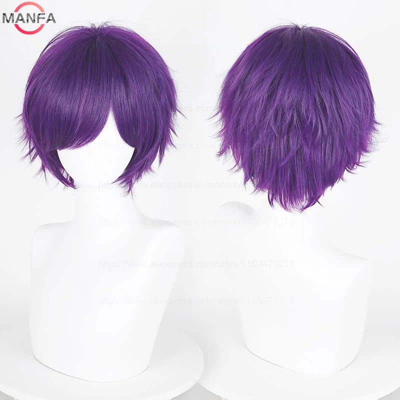 Short Synthetic Cosplay Wig – 30 cm