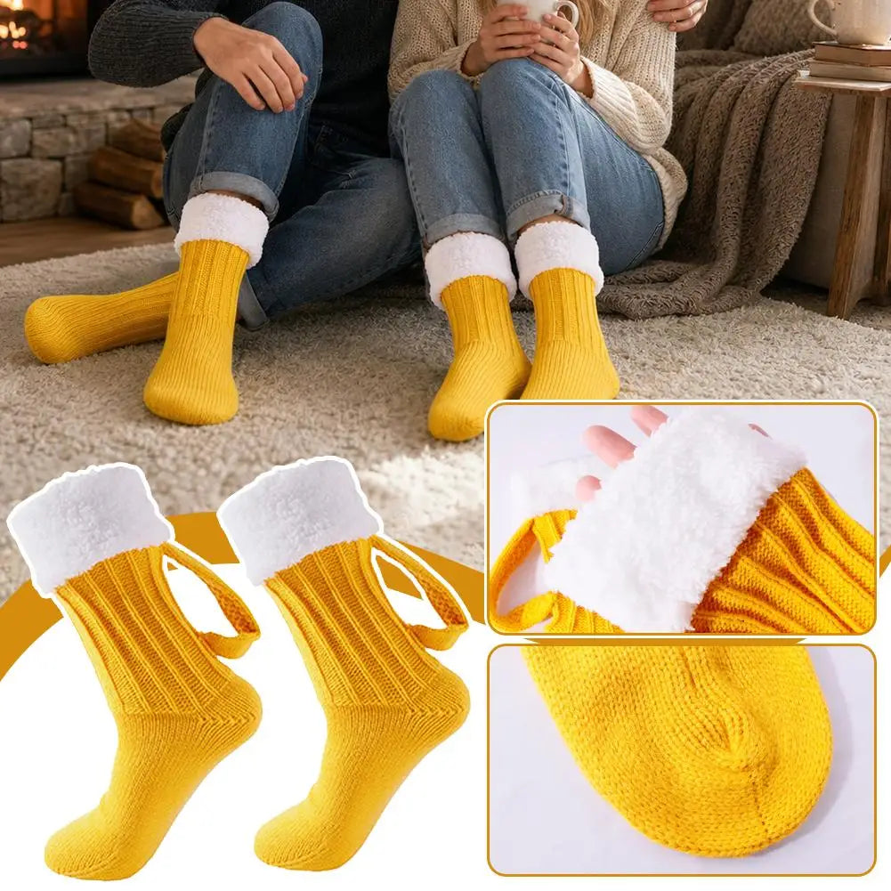 3D Beer Mug Knitted Socks