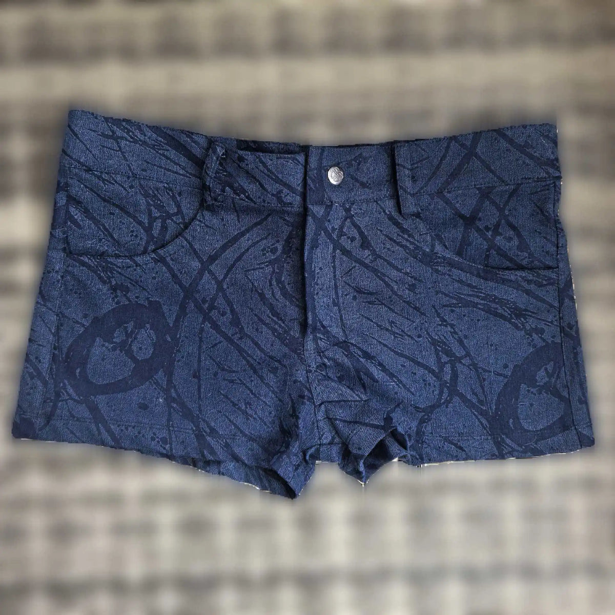 Men Sexy Shorts Customized Casual Slim Tight Strecthy Denim Underwear Pocket Stylish