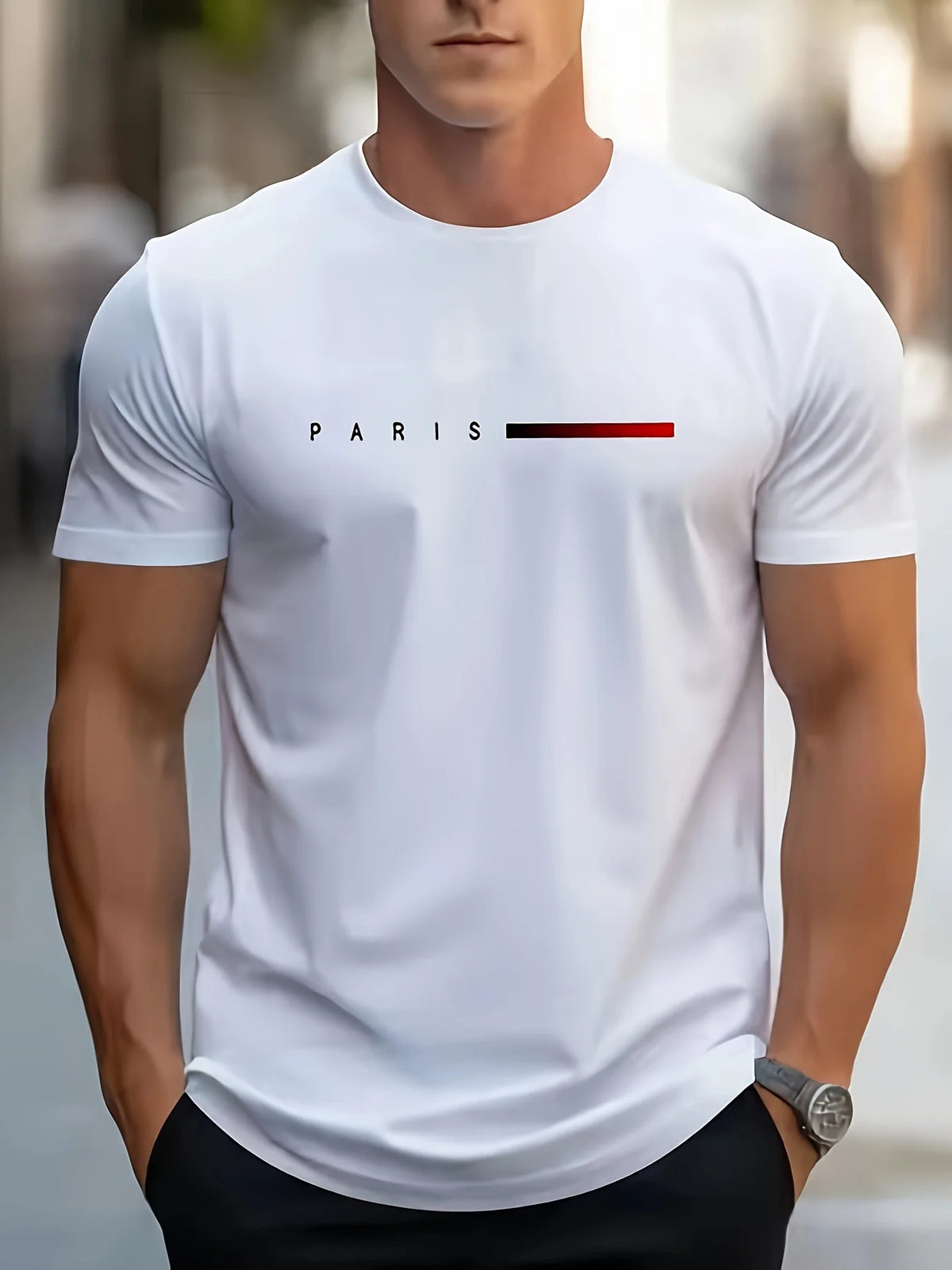 Men's Cotton Crew-Neck T-Shirt