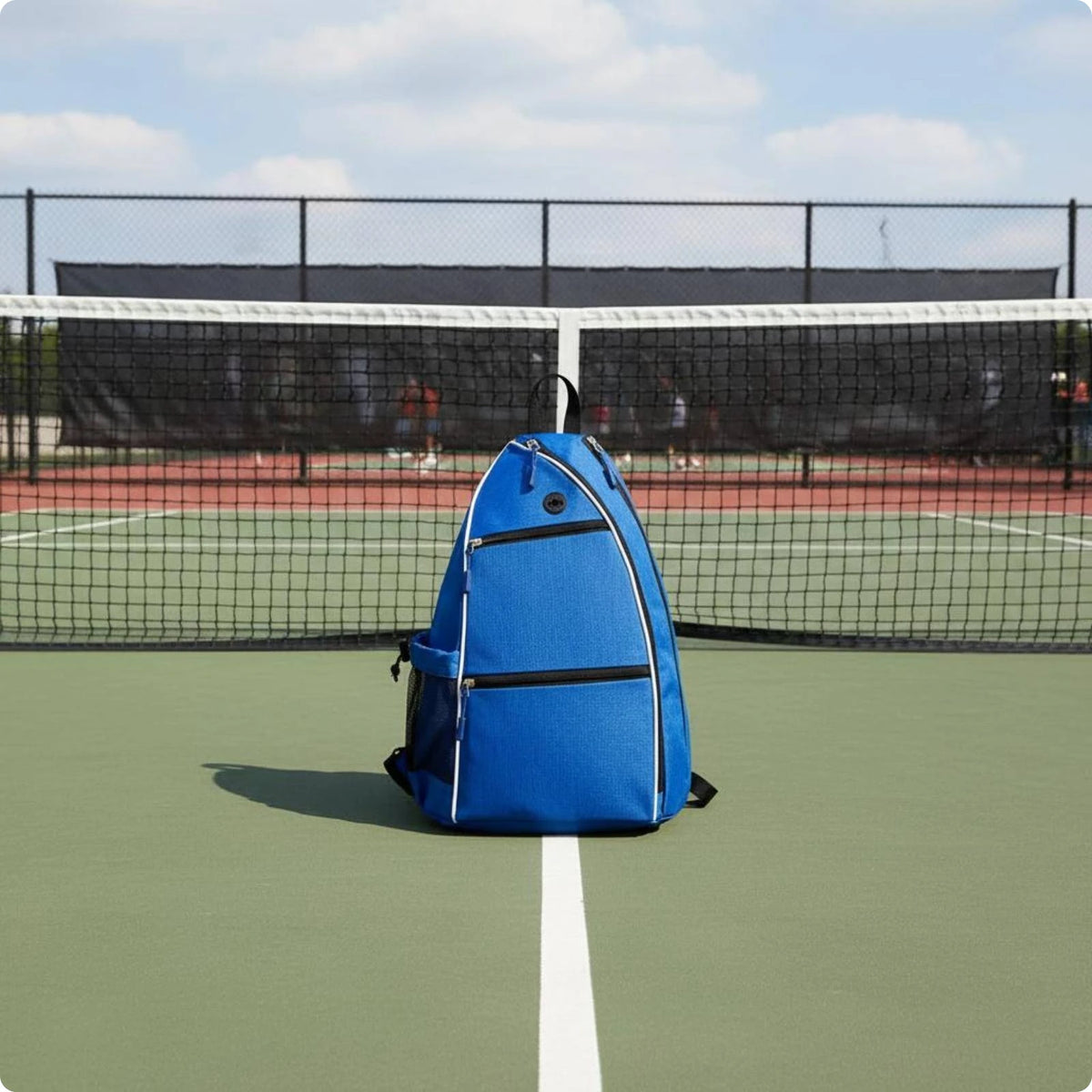 Pickleball Backpack Double-Strap Carry Tennis Backpack Sports Drawstring Bag Lightweight Athletic Gear Breathable Shoulder