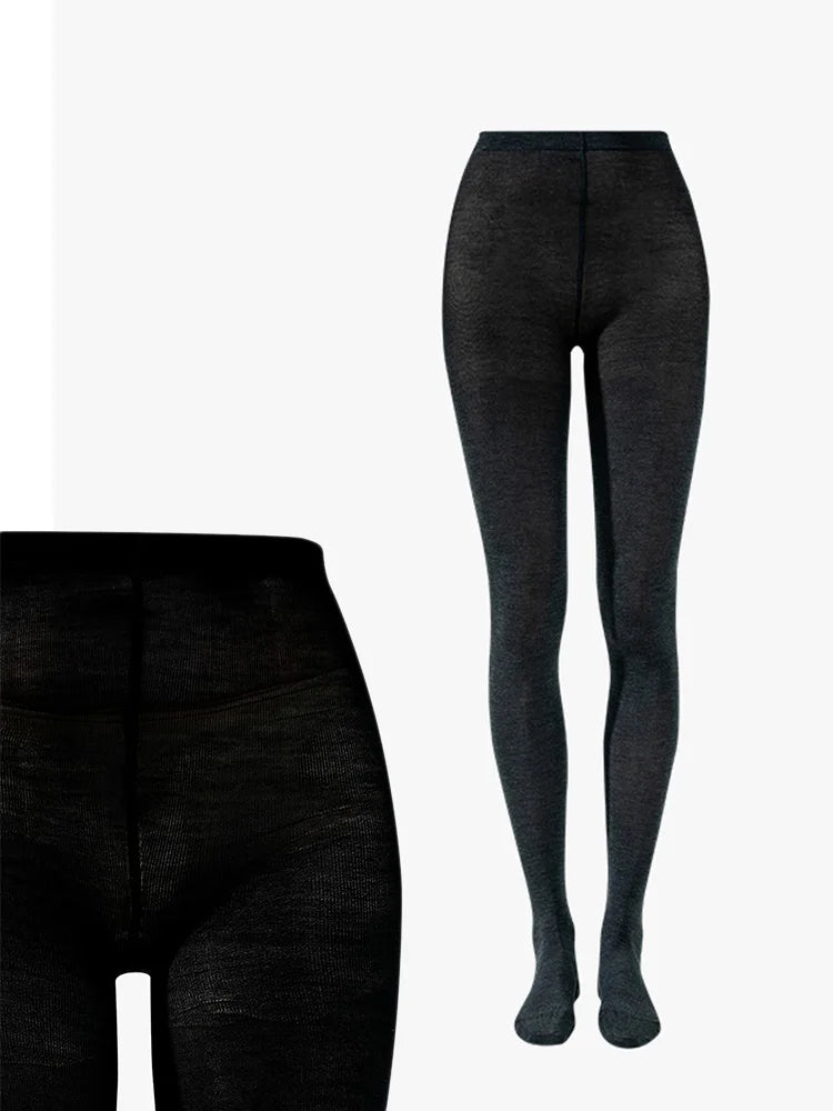 Women's Silk-Wool Blend Tights