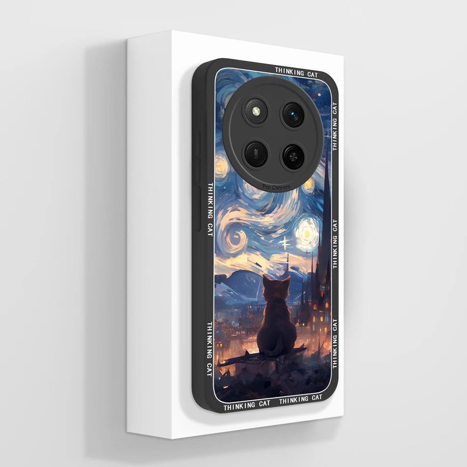 For Honor X9C Smart Phone Cover Creative Camera Protection Funda For Honor X 9C High Quality Soft Liquid Silicone Bumper Shell