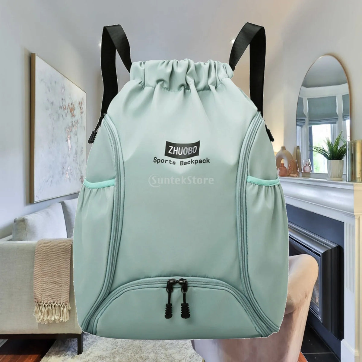 Adjustable Drawstring Basketball Backpack