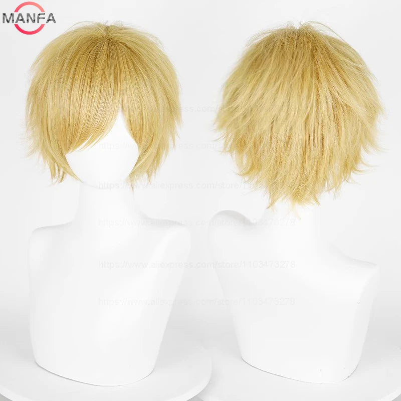Short Synthetic Cosplay Wig – 30 cm