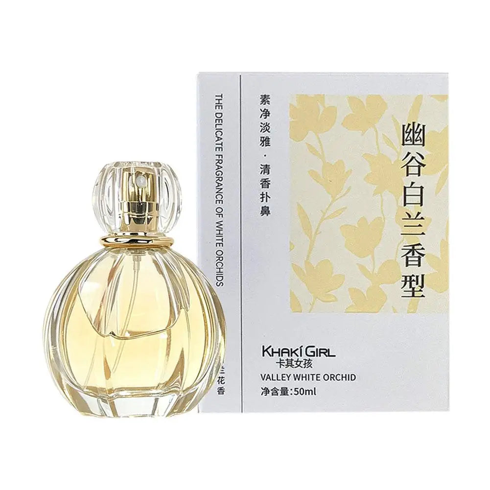 Fresh White Orchid Scent Long-lasting Clean Floral Fragrance Fine Mist Sprayer Long Lasting Eau De Fragrance 50ml
