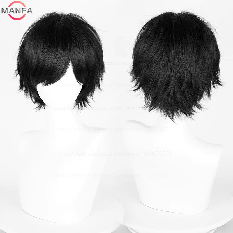 Short Synthetic Cosplay Wig – 30 cm