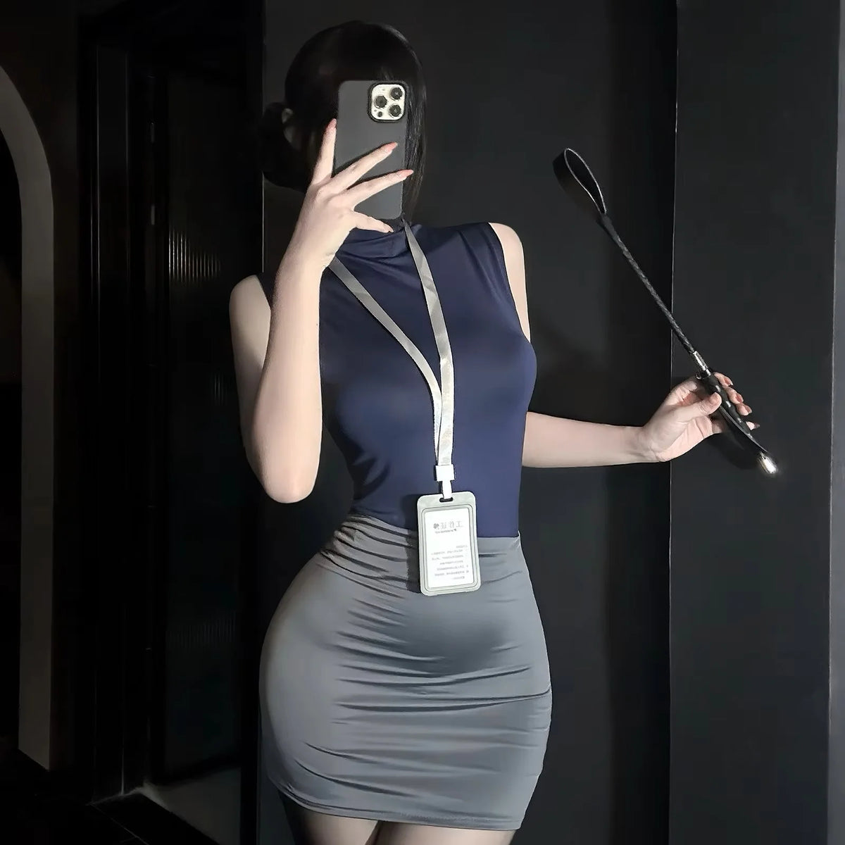 Women's Fitted Blazer & Bodycon Skirt Set