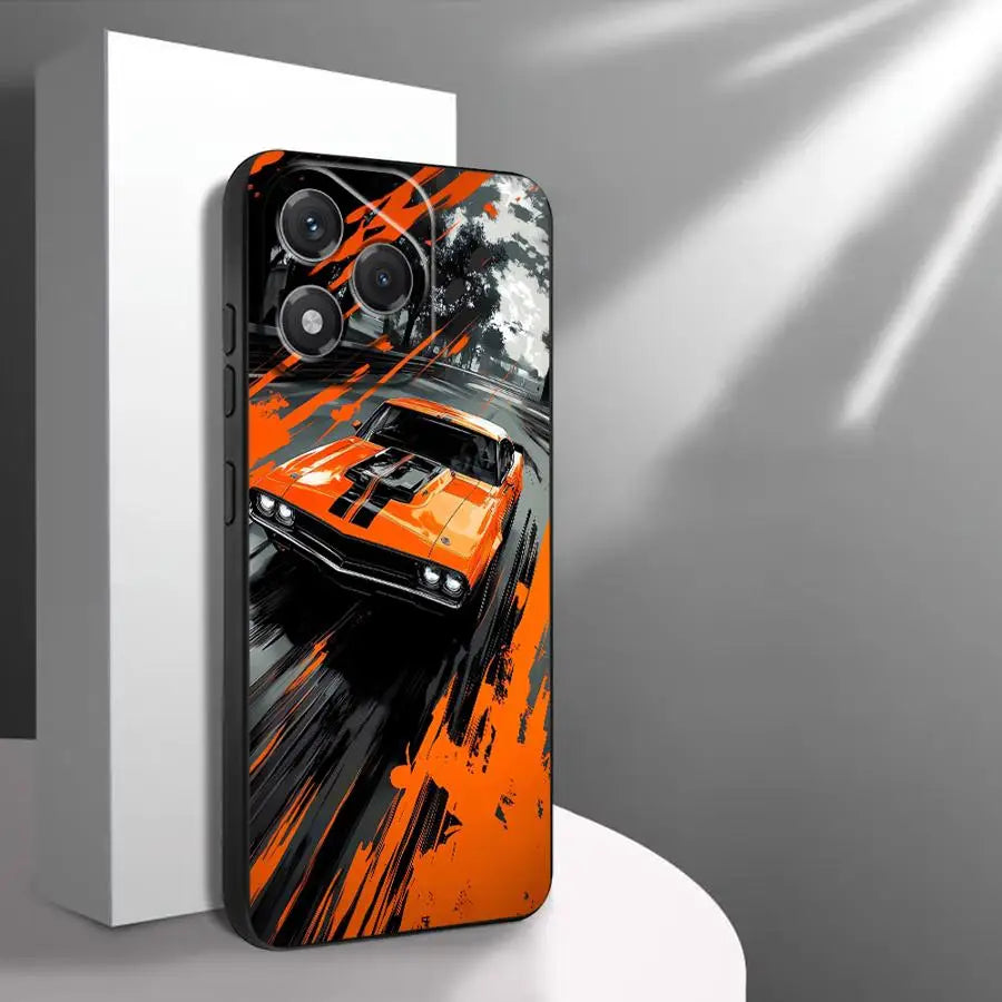 JDM Sport COOL Car Case for Huawei P Smart 2019 P30 P20 Pro P20 Lite 2018 P20 P40 Lite Funda Phone Cover