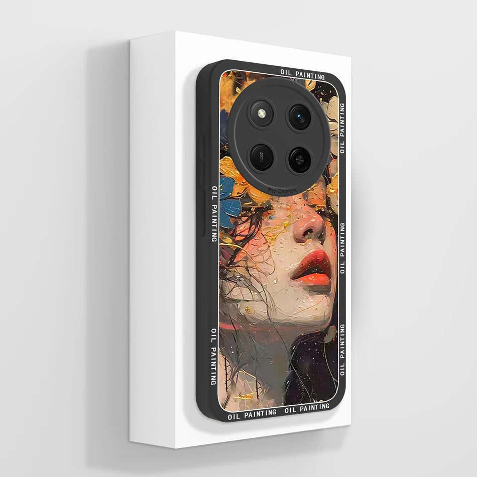 For Honor X9C Smart Phone Cover Creative Camera Protection Funda For Honor X 9C High Quality Soft Liquid Silicone Bumper Shell