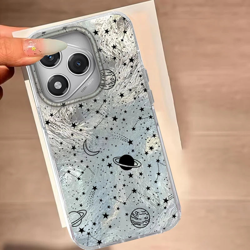 For Honor 400 200 Pro Migic6 7 5 70 Lite 90 Smart X9b X8b X8c X9a X9c X7c X8a X7B 5G Space Starry Sky Vortex Pattern Phone Case
