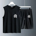Men's Tank Top Sets 2026 Summer Quick drying sports Suit for man oversize running seaside Sportswear beach crewneck sweat suit