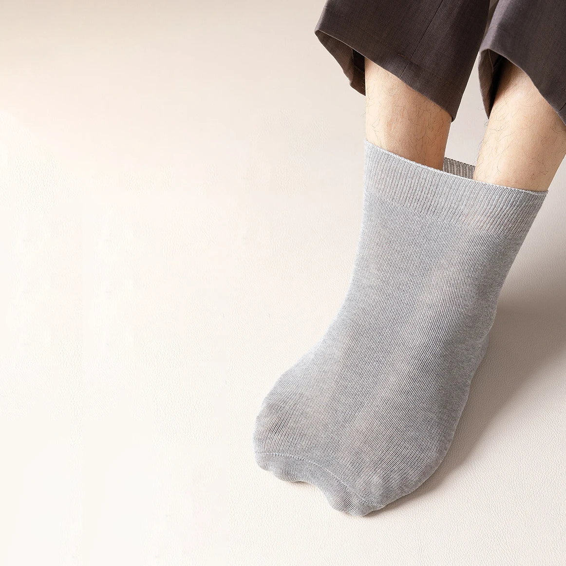 6-Pack Relaxed-Cuff Cotton Socks