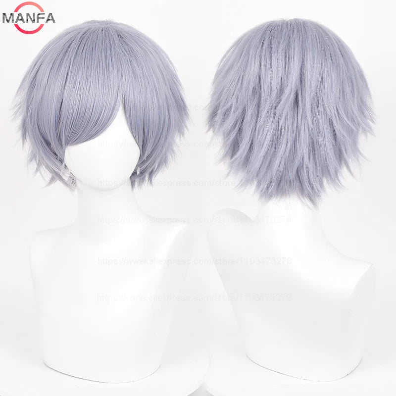 Short Synthetic Cosplay Wig – 30 cm